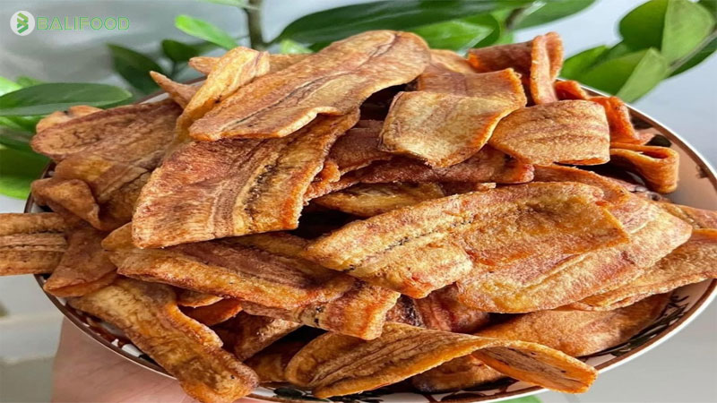 chuối sấy giòn ngon