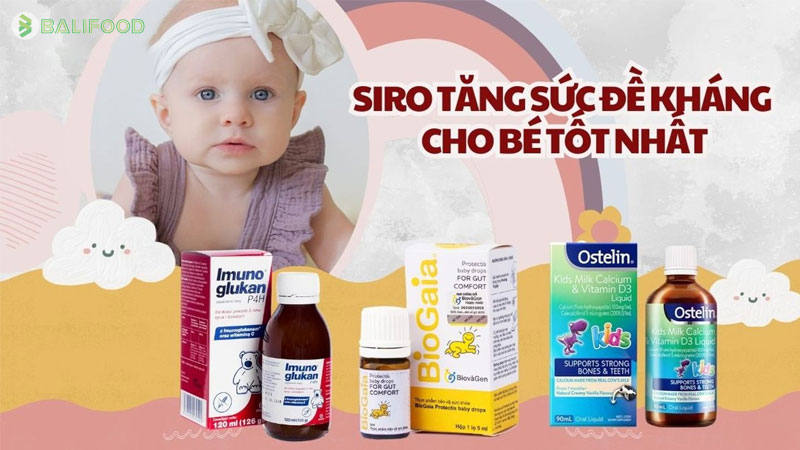 Các loại vitamin tăng sức đề kháng cho trẻ tốt nhất hiện nay