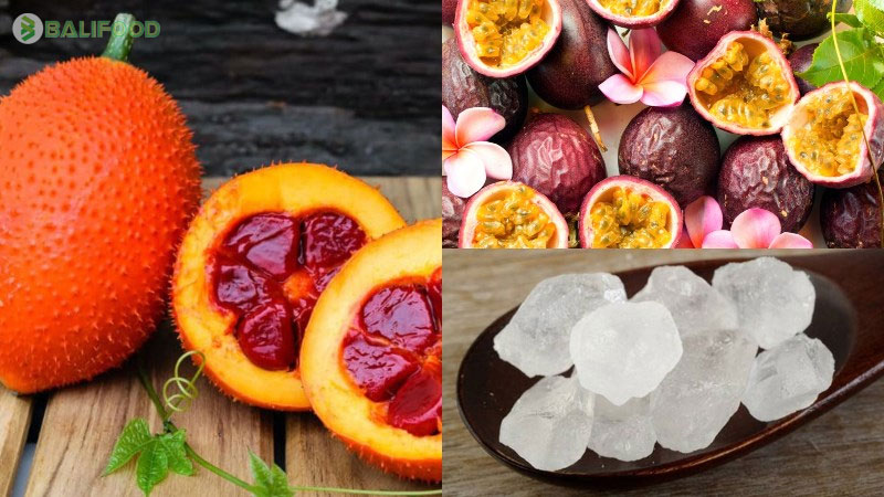 Cách làm gấc chanh leo đường phèn cô đặc