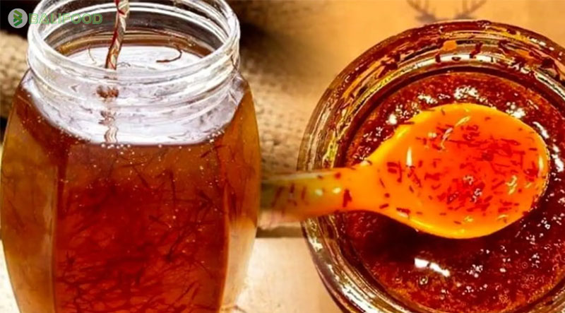 Nhuỵ hoa nghệ tây với mật ong: cách ngâm, công dụng và cách dùng hiệu quả