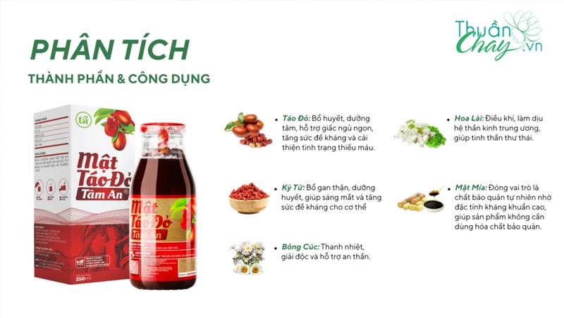Mật Táo Đỏ Tâm An